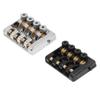 4 String Headless Electric Bass Bridge Zinc Alloy Brass Bridge Replacement with String Lock