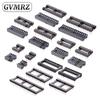 DIP IC Socket Assorted Sizes DIP6–DIP40 Round Pin & Square Pin Narrow / Wide Type for PCB DIY Electronics
