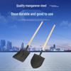 Red-Handled Manganese Steel Multi-Purpose Shovel for Outdoor Use