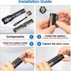 Vansky X7 Pro 365nm UV Light Blacklight Flashlights: LED Black Light Flashlite Professional Ultraviolet Flashlight Pet Urine Detector for Dog Cat,
