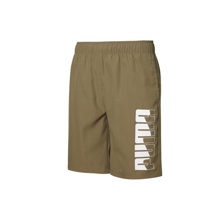 PUMA Logo Woven Shorts  Brown  Men s 846003-49 M