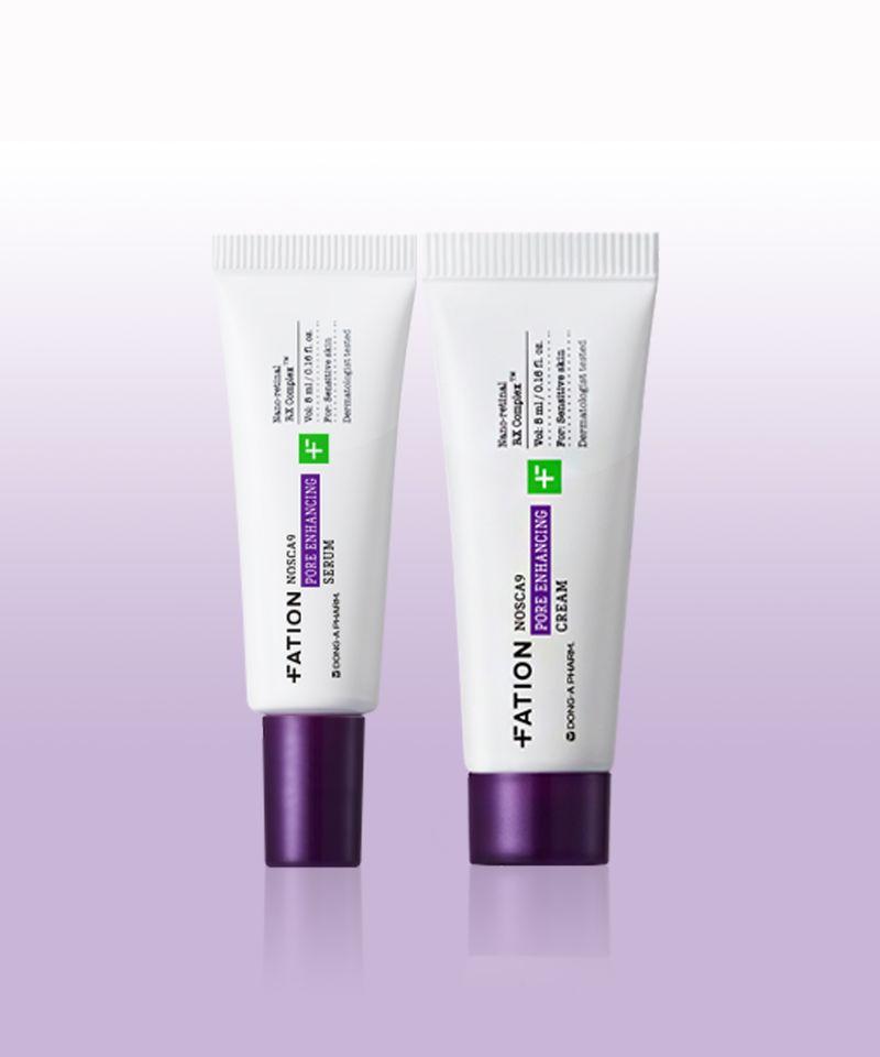 Noscarina Nine Trouble Pore Elasticity 2-Piece Kit (Serum 5ml + Cream 5ml)