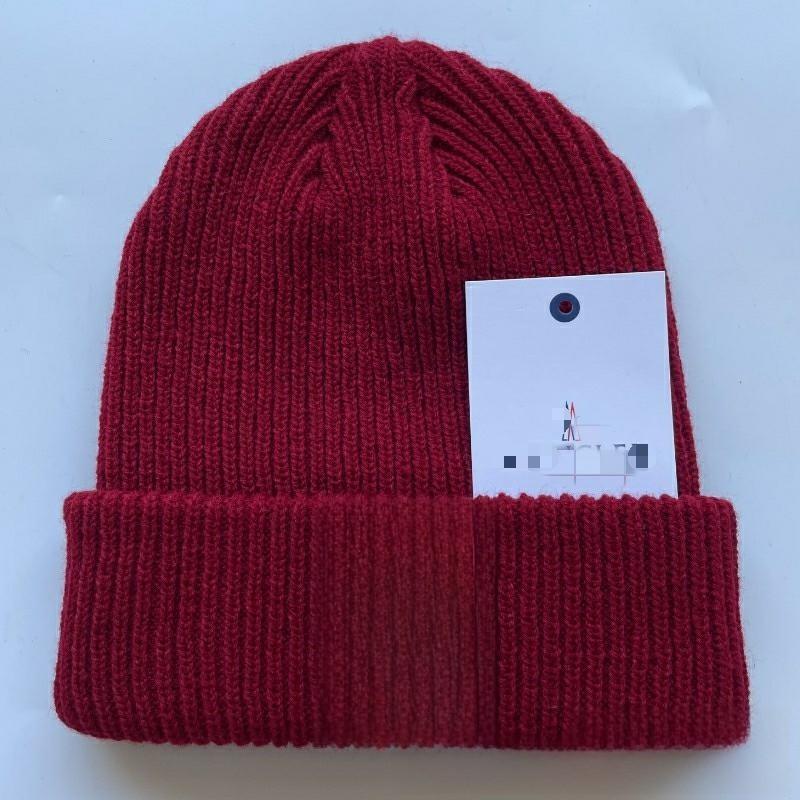 Winter Knitted Hat Outdoor Windproof Cold Proof Fashion Solid Color Warm Hat