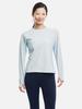 BARREL Women'S Essential Relax Fit Rash Guard Aqua Blue (B6Swwrg001Aqb)