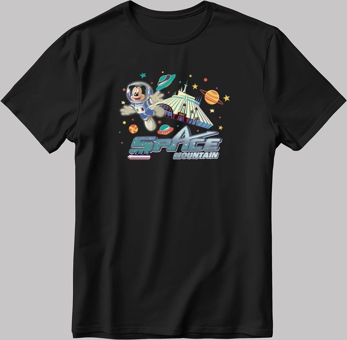 Disney Space Mountain Mickey And Friends T-Shirt Size S-5XL S