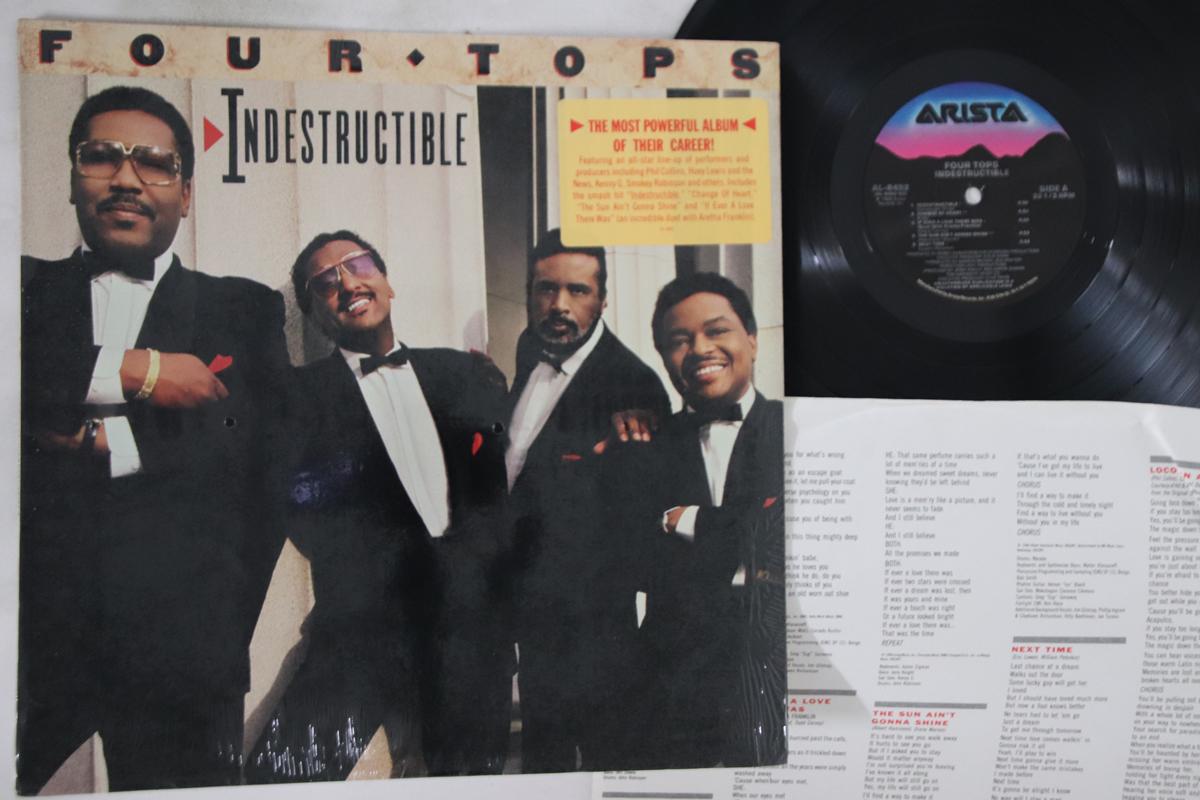 

LP Record FOUR TOPS - Indestructible AL8492 ARISTA 1988 US Soul/Funk Used