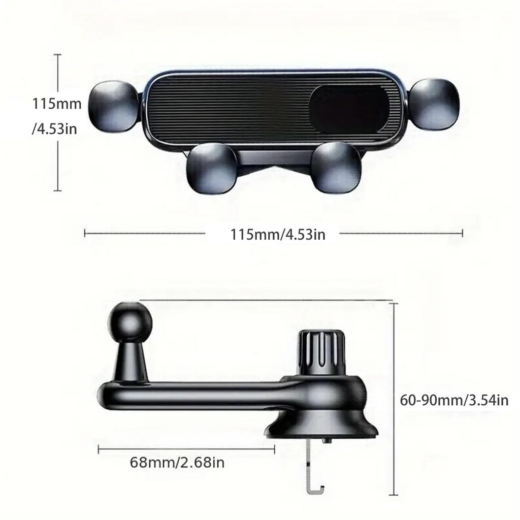 Universal Car Phone Holders Retractable Bracket Adjustable Sturdy Mobile Phone Clip Holder for Navigate Watch Videos