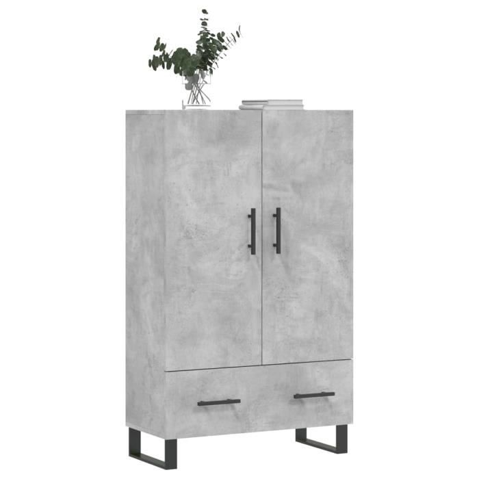 VidaXL Highboard Concrete Grey 69.5x31x115 Cm Engineered Wood 828264