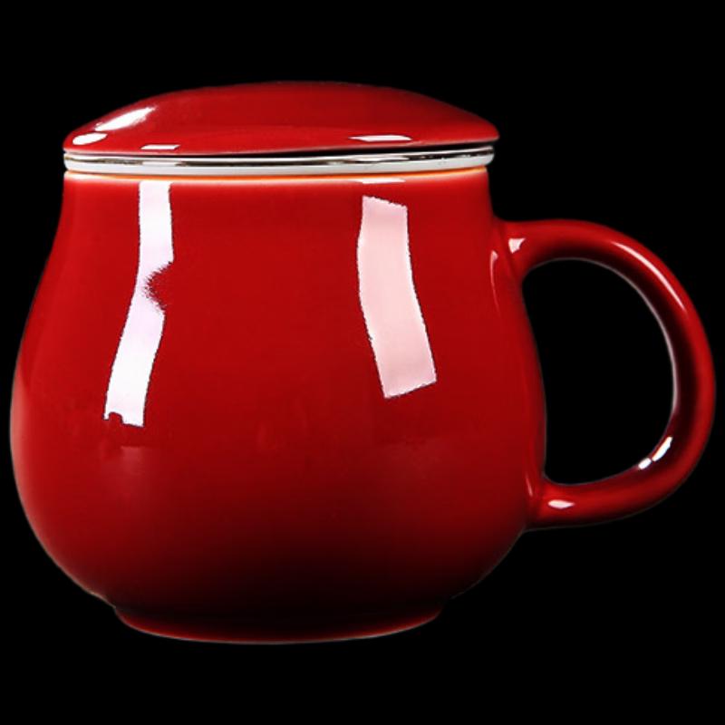 TLAKEHO Ceramic Tea Infuser Mug