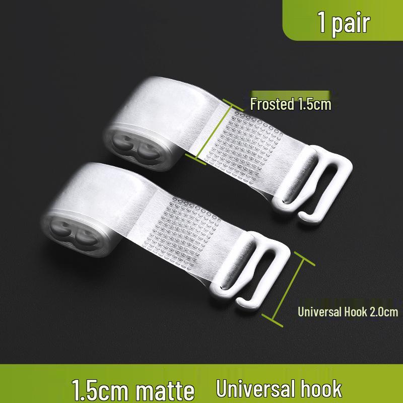 Women's Non-Slip Invisible Bra with Exposed Straps and Transparent Shoulder Straps