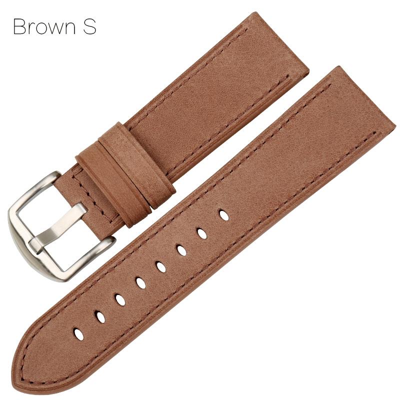 WatchBand Genuine Leather Watchband Watch Accessories Watch Strap 22mm 24mm Bracelet Soft Thin Watch Band Watchband For Fossil