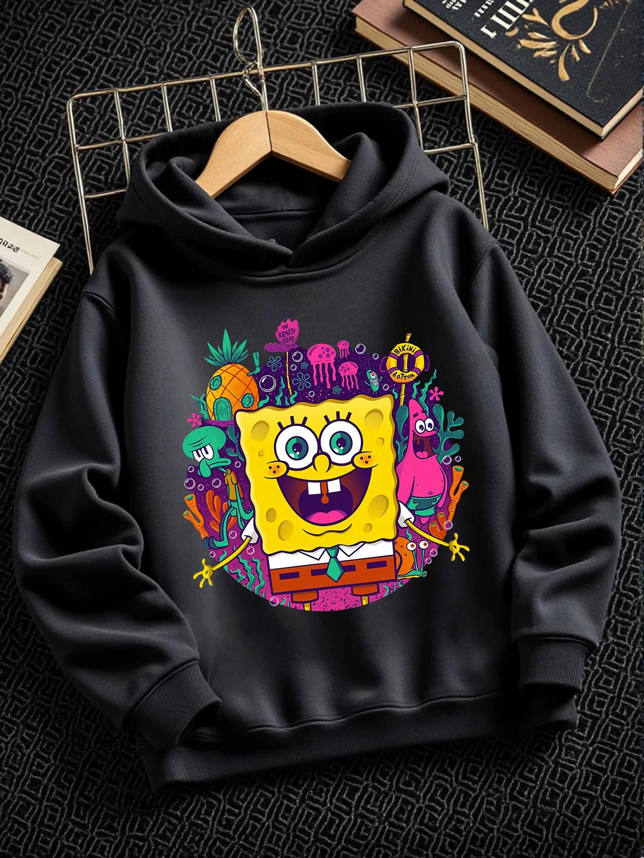 Flying Dutchman SpongeBob Zip Hoodie Summer Cute Cartoon Casual Boys Girls Ages 3-14 100