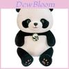 Entzückendes Panda Plüschtier Stofftier Kissen 36cm 0,33kg Kurzes Fell Cartoon Stil