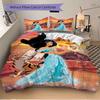 Princess Jasmine'S Adventure Print 3Pcs Bedding Setduvet Cover With 2 Bedropillowcase Home Birthday Gift