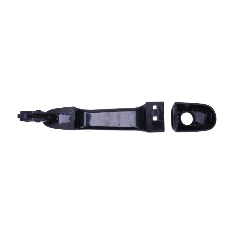 4Pcs Car Door Handle Set with Black Exterior Pieces Referencing 82651-1F010, 82661-1F010, 83651-1F010 and 83661-1F010 for Position Matching