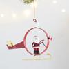 Hanging Christmas Tree Pendant Iron Xmas Hanging Ornaments Snowman Pendant  Holiday Decor