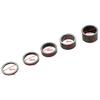 5 Pcs Bike Carbon Fiber Headset Spacer Lightweight Bicycles Headset Washer