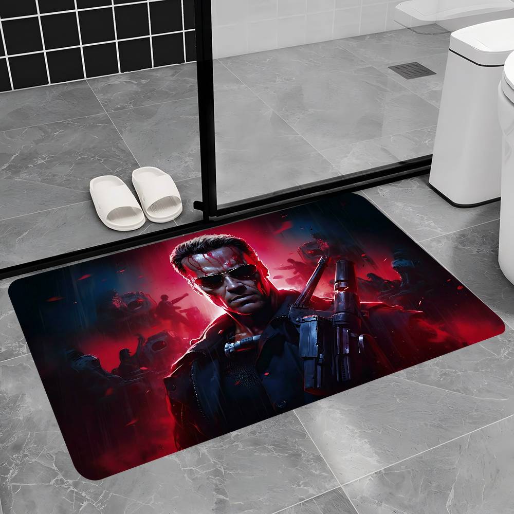 Sci Fi Movie The Terminator Kitchen Mat Cheaper Anti-slip Modern Living Room Balcony Printed Modern Home Decor