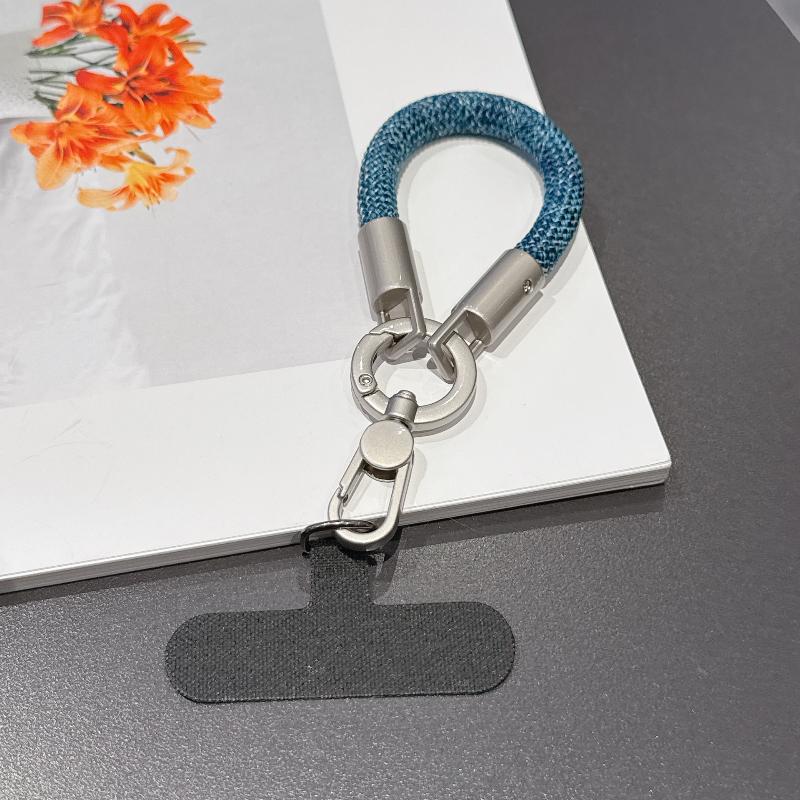 Short Portable Lanyard Pickup Chain Wrist Chain Anti-Lost Lanyard Universal Phone Case With Clip Lanyard Phone Accessories