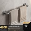 Rod Shower Towel Rack With Suction Cup Wall Mount For Bathroom Storage