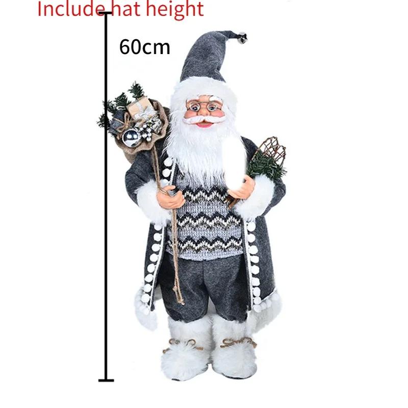 60 Cm Santa Claus Christmas Home Santa Claus Decoration Doll Scene Christmas Tree Decoration Creative Little Doll