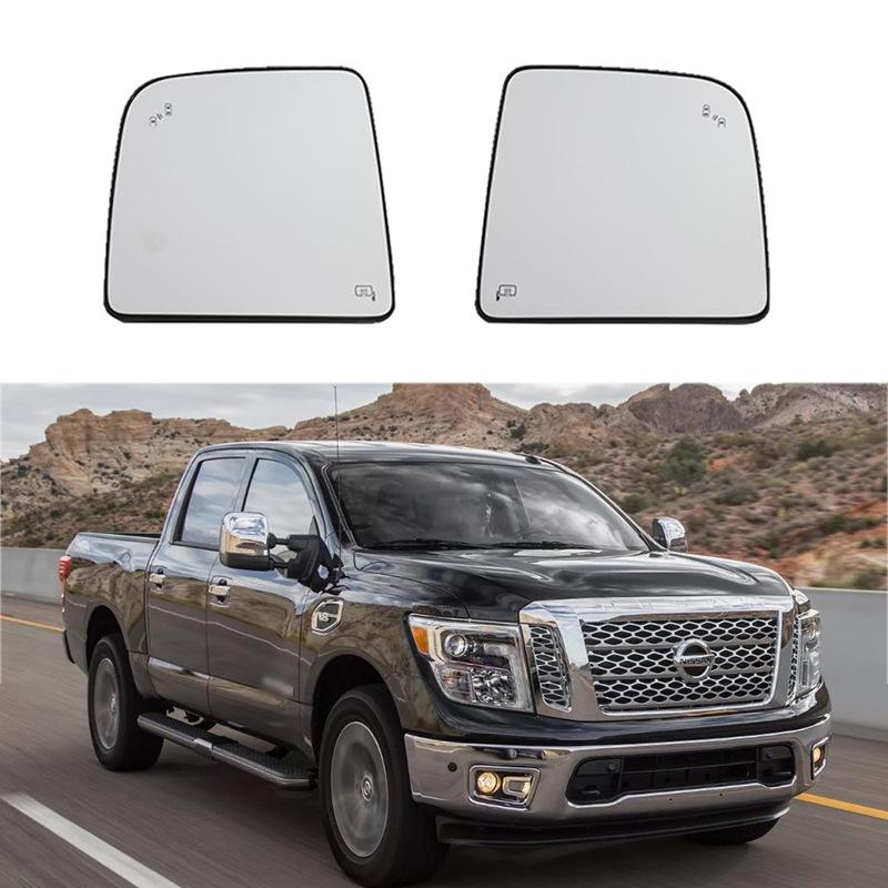 Heated Rearview Mirror Lens for 2016-2019 Nissan Titan
