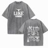 Luke Combs Turnéskjorter Vintage Harajuku Sommer Unisex O-hals Kort Vanlig Erme Bomulls T-skjorter