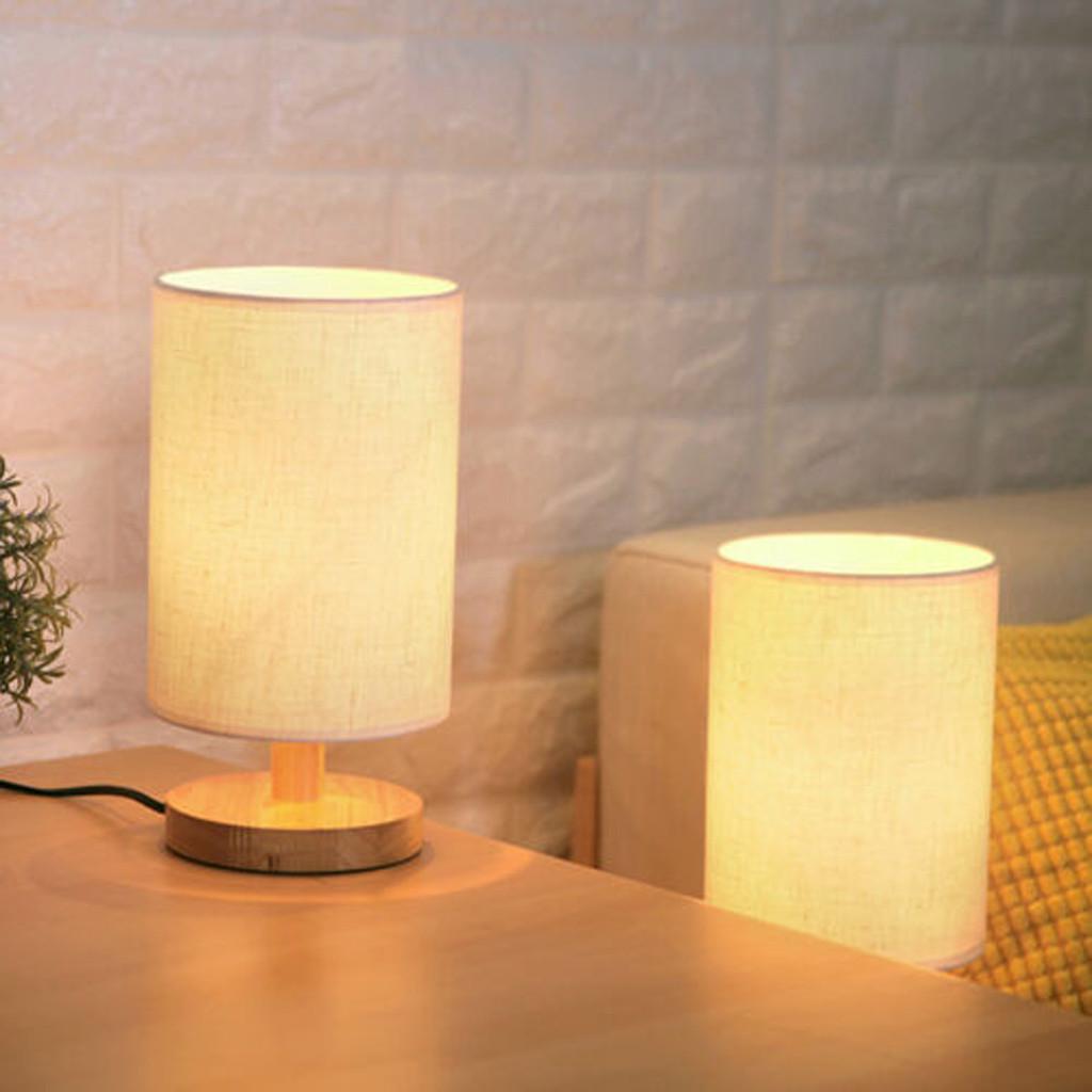 Bedside Lamp Night Light Warm Gift Wood Table lamp
