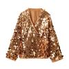 Kaslead New Arrival Women's Clothing Fashion Style Fashion All-Match Beads Decoration Kimono Coat 3736240