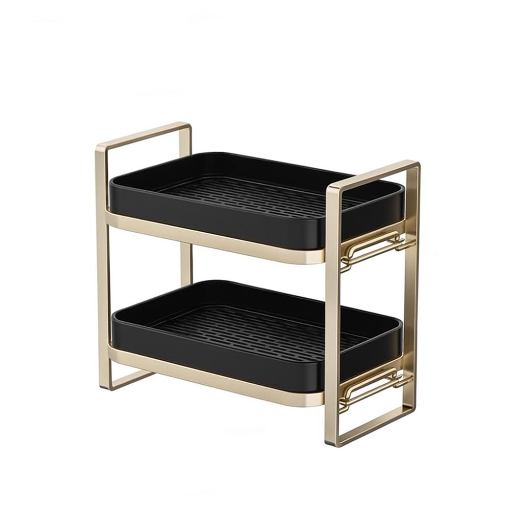 

Высокоемкий держатель для кружек Кухонная стойка для хранения чашек Бытовой офисный органайзер для чайного сервиза чёрный