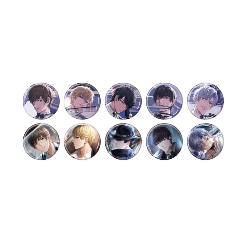 Любовь и Продюсер ~EVOL x LOVE~ 28 [Официальная Иллюстрация] Значок-пуговица 10 шт. в коробке