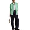 Polo Ralph Lauren Striped Long Sleeve Button Down Shirt Women shirts Green 211968222-001