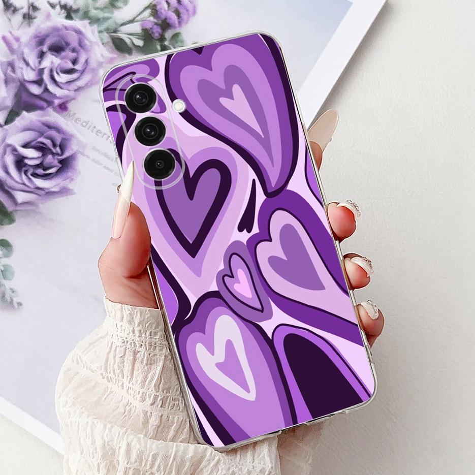 For Samsung Galaxy A16 A26 A36 A56 Case Fashion Painted Cover Soft Slim Phone Case For Samsung A36 A 16 26 56 Galaxy A56 5G Bags