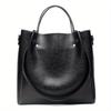 Women's PU leather single shoulder crossbody handbag with multiple large capacity and multiple pockets