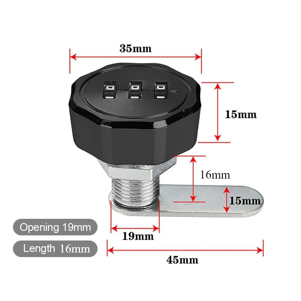 Password Locker Cabinet Mailbox Password Locker 3 Digital Code Combination Lock Cupboard Drawer