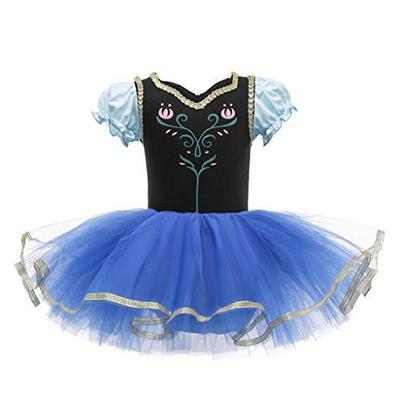 Dressy Daisy Princess Ballet Tutu Dress, Fancy Ballerina Costume, Dancewear for Toddler Girls, Size 3-4, Dark Blue