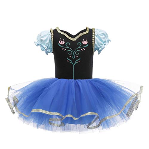 

Dressy Daisy Princess Ballet Tutu Dress, Fancy Ballerina Costume, Dancewear for Toddler Girls, Size 3-4, Dark Blue
