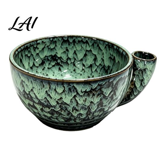 Practical Kitchen Prep Gadget Ceramic Berry Swirl Bowl Auto Fruit Washing Vegetable Drainage Bowl for Strawberries Colander with Drain Holes Produce