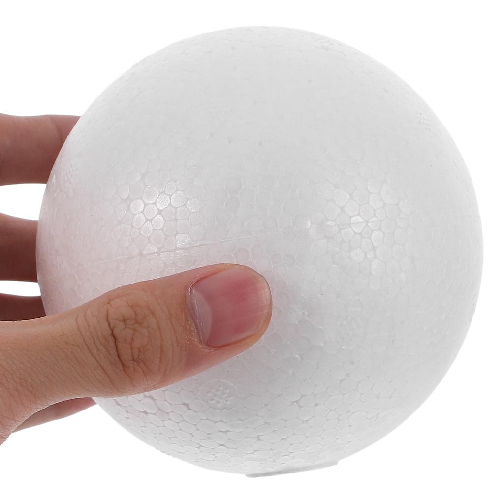 10Pcs White Solid Polystyrene Foam Balls 10Cm DIY Craft Decoration for Wedding Christmas Party Use Polystyrene Balls
