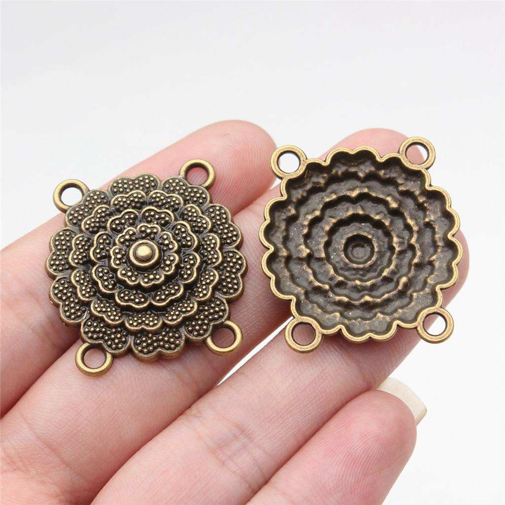 Accessories Parts Four-Hole Necklace Connector Wedding Jewelry Findings TA023