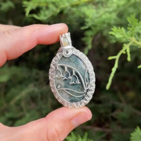 Handcrafted Pendant Necklace Eye-catching Elegant Women Handmade Pendant Jewelry Gift