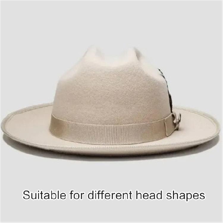Elegant Woven Belt Hat Cosplay Costume All Matching Panama Hat Stage Performers Dancing Hat Adult Winter Warm Wool Hat