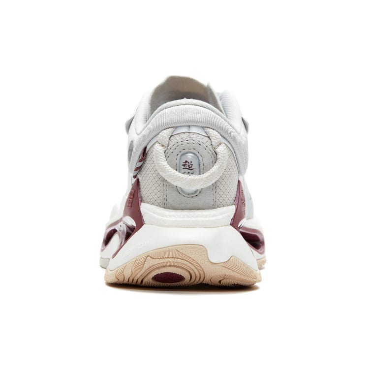 Li Ning Running Shoes Women's Low Top White/Gray/Red AGLR084-9