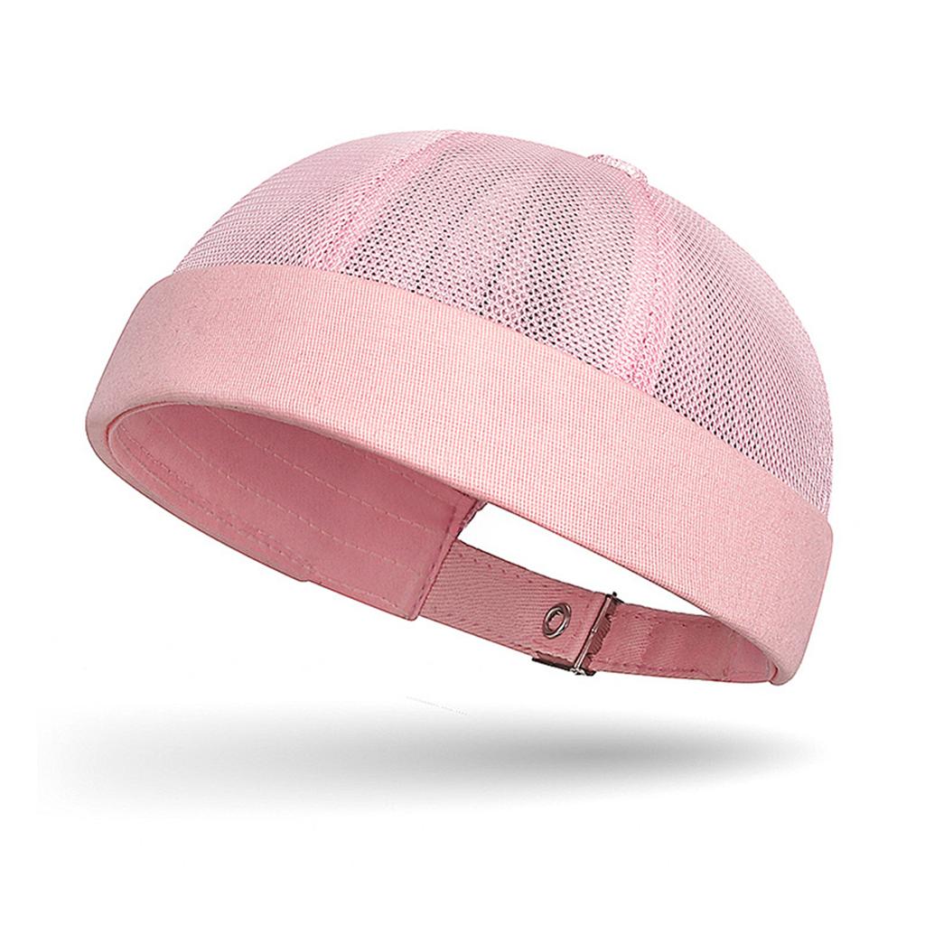 Vintage Beanies Hat Punk Casual Hat Hip Hop Caps Brimless Hat Adjustable Breathable Skull Hat for Female Male