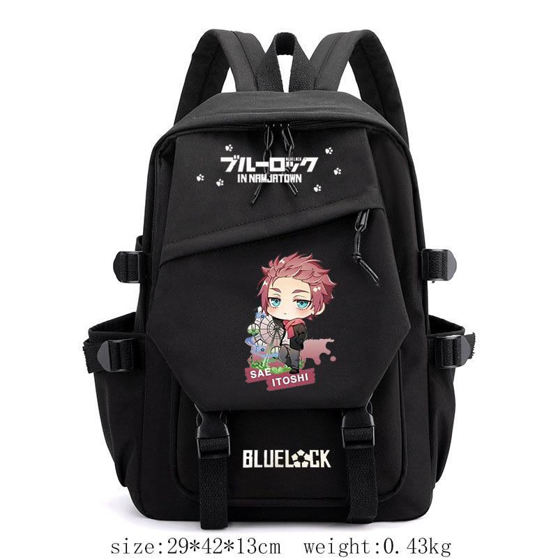 Anime peripheral blue prison ins schoolbag Japanese retro backpack junior high school high school backpack