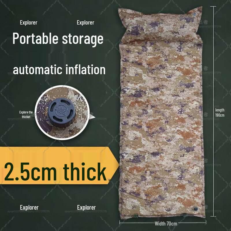 Explorer Self-Inflating Camouflage Camping Mattress
