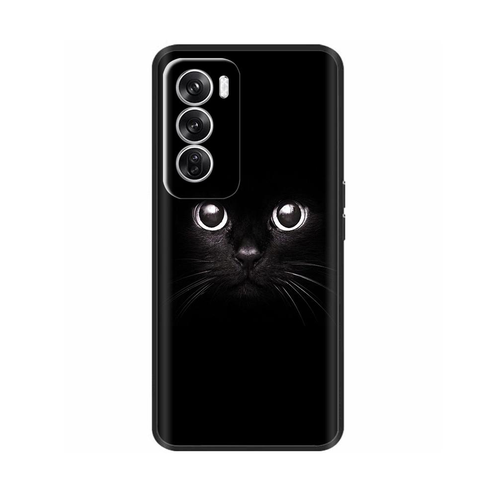For OPPO Reno 12 5G Case Flower Painted Soft TPU Silicone Case Cover for Oppo Reno12 Pro Protective Shells On Reno 12Pro Capa