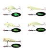 Long Casting Bass and Pike Special Lure Set with Night Glow Hard Bait and Small Fat PencilVIBMinobo Bionic Artificial Bait Fishi