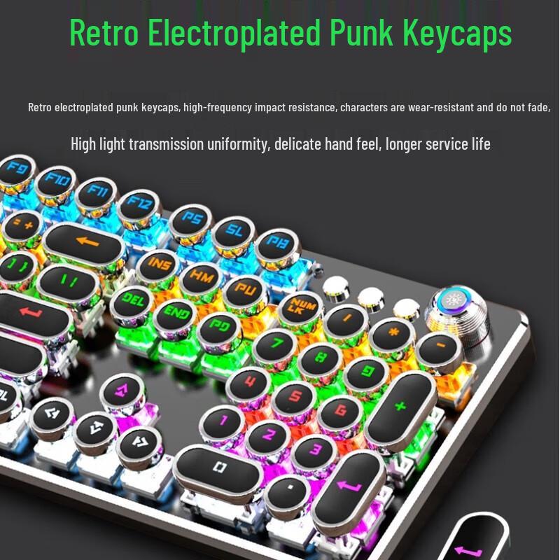 SooPii KB10 Wired RGB Mechanical Keyboard with Blue Switches