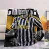 Juventus FC team Print FlAannel Blanket, High quality Comfortable for All Seasons, Home Decor, Warmth and Comfort